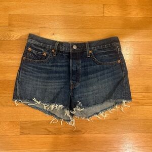 Levi's Size 29 Frayed Jean Shorts